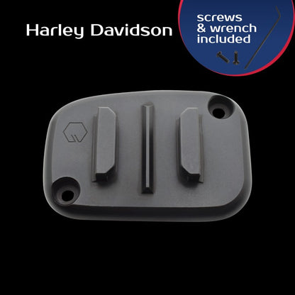 HARLEY DAVIDSON - BRAKE Master Cylinder Covers - GoPro or RAM Mount