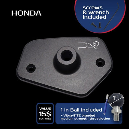 HONDA Master Cylinder Covers BRAKE - GoPro or RAM Mount