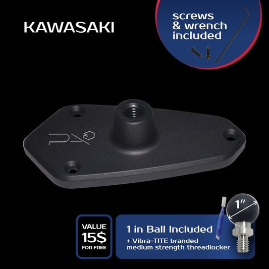 KAWASAKI Master Cylinder Covers CLUTCH - GoPro or RAM Mount