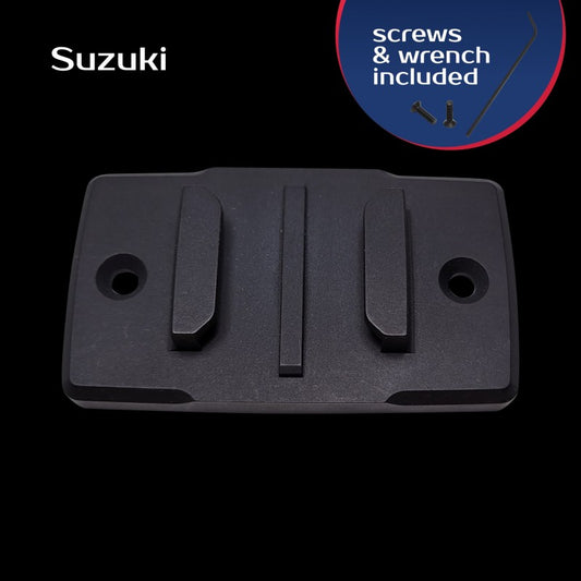 SUZUKI Master Cylinder Covers CLUTCH & BRAKE Side  GoPro or RAM Mount