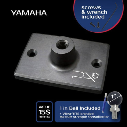 YAMAHA Master Cylinder Covers BRAKE Side  GoPro or RAM Mount