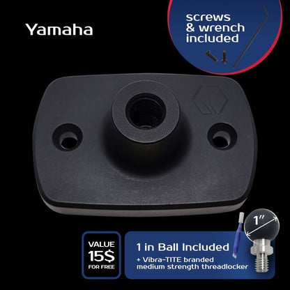 YAMAHA Master Cylinder Covers BRAKE Side  GoPro or RAM Mount